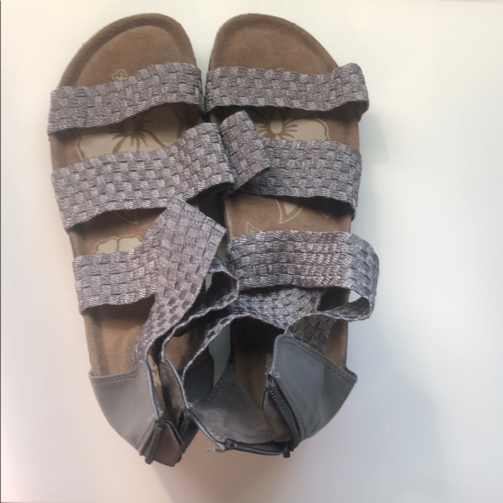 strappy sandal with small heel